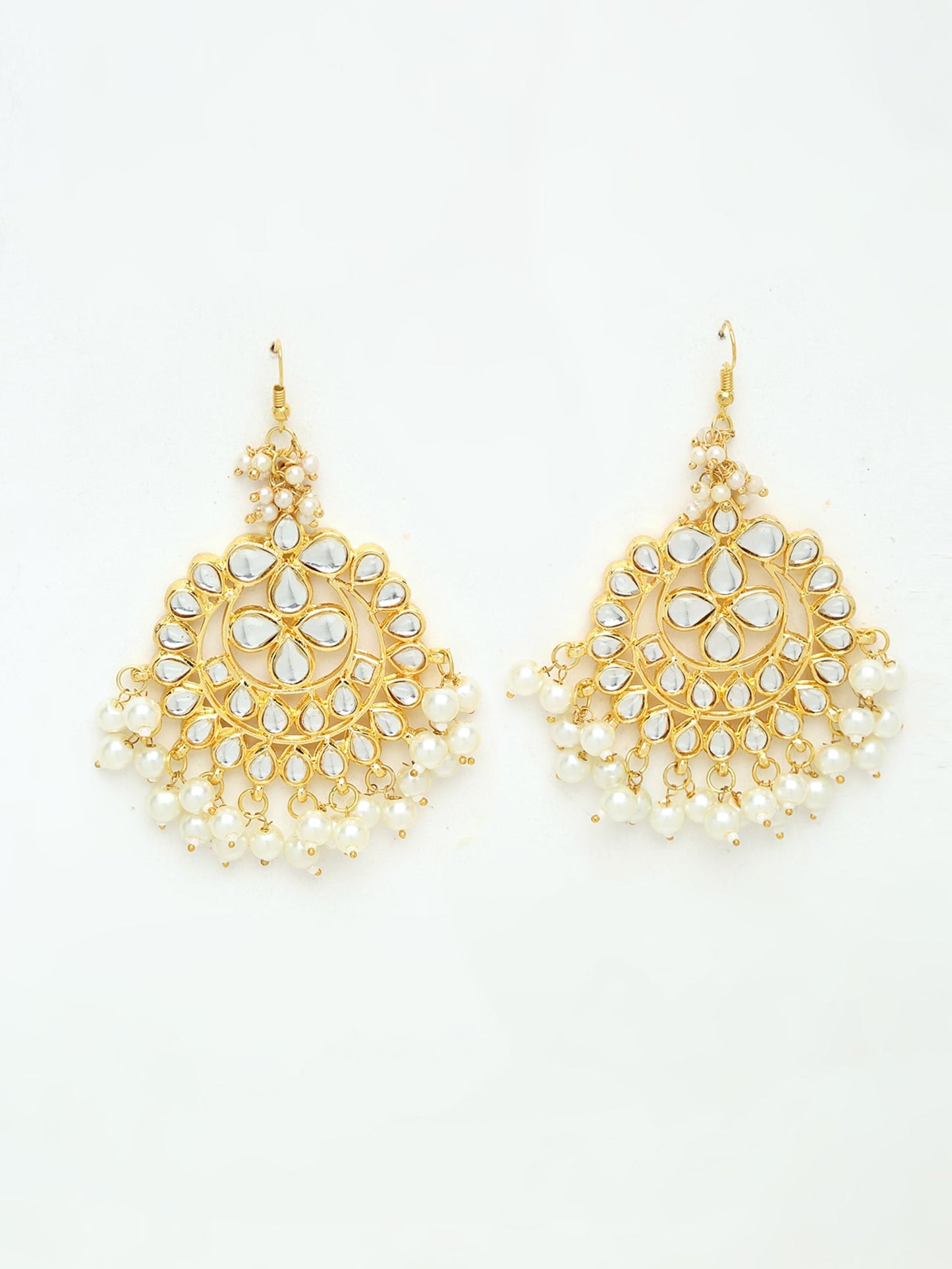 Kundan Earrings - Ruby Raang