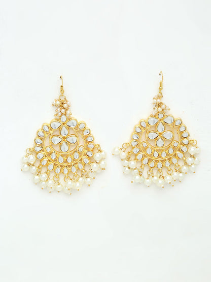 Kundan Earrings - Ruby Raang