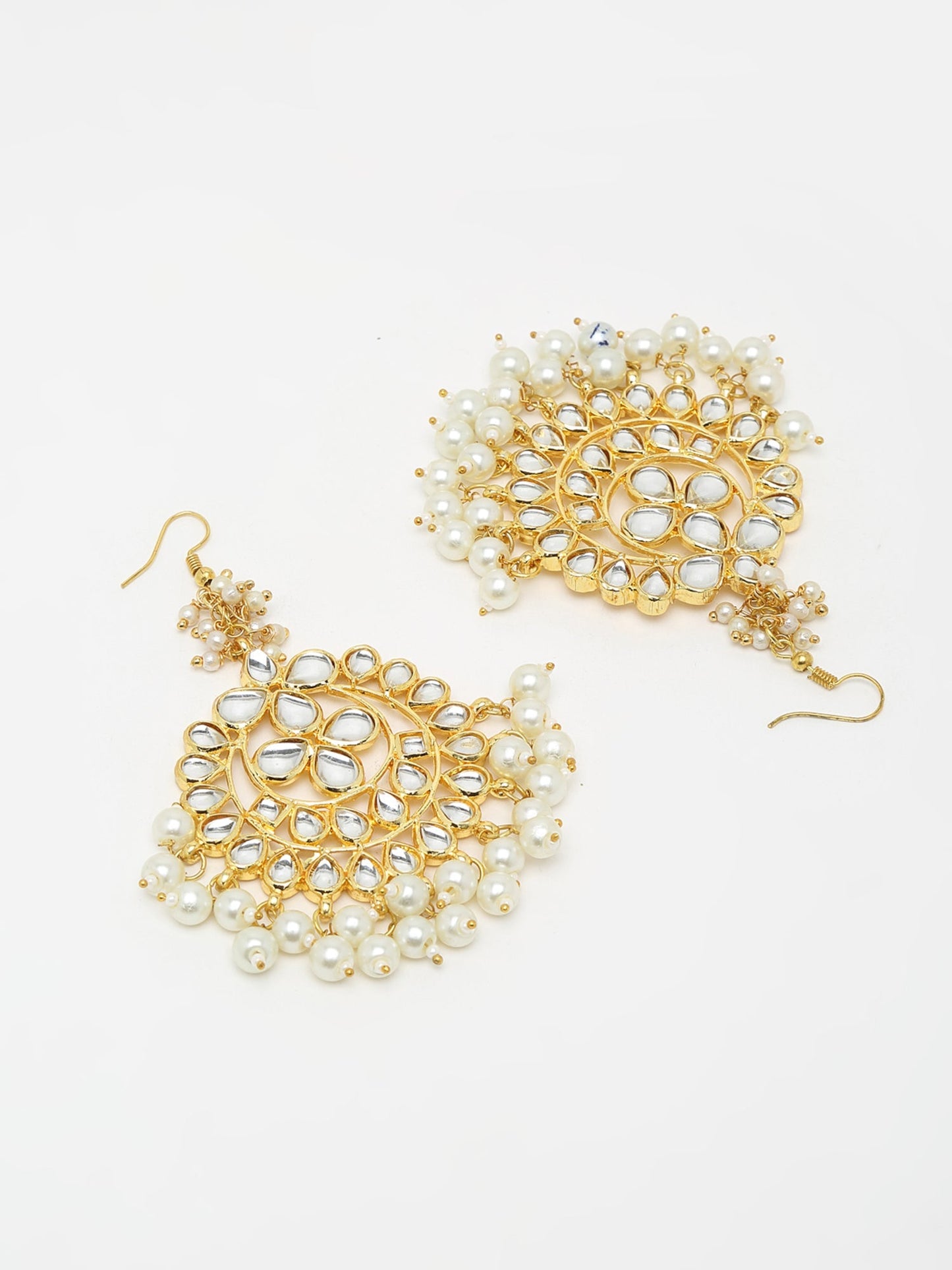 Kundan Earrings - Ruby Raang