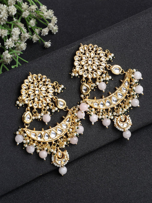 Kundan Earrings - Ruby Raang