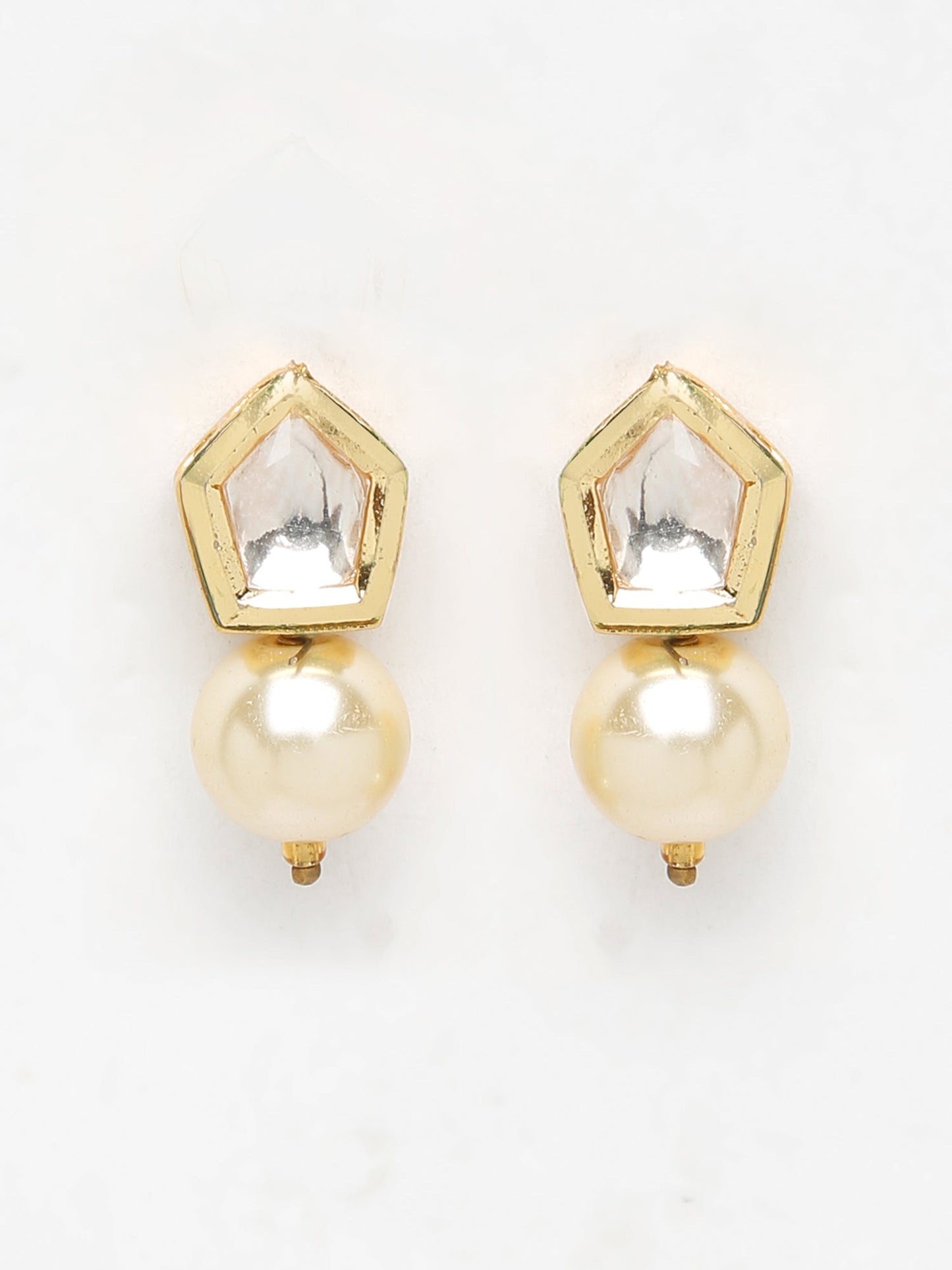 Kundan Studs - Ruby Raang