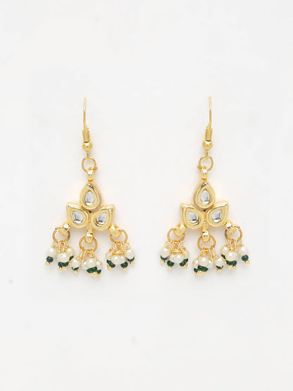 Kundan Studs - Ruby Raang