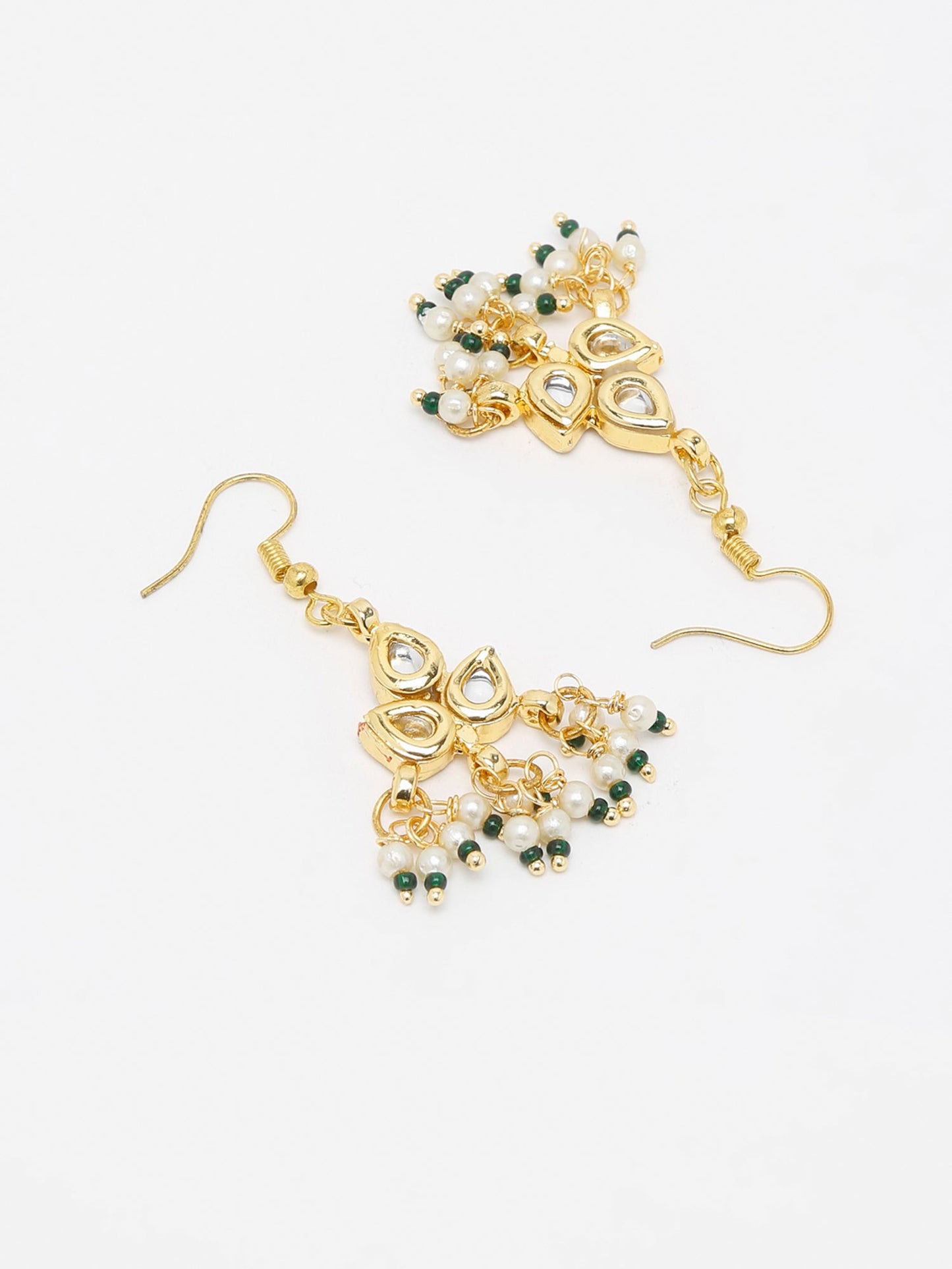 Kundan Studs - Ruby Raang