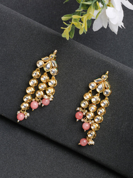 Kundan Earrings - Ruby Raang