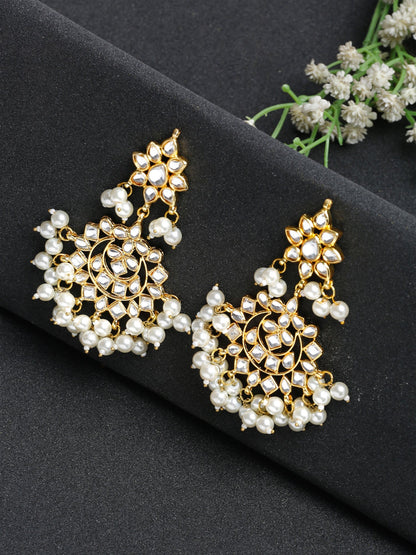 Kundan Earrings - Ruby Raang