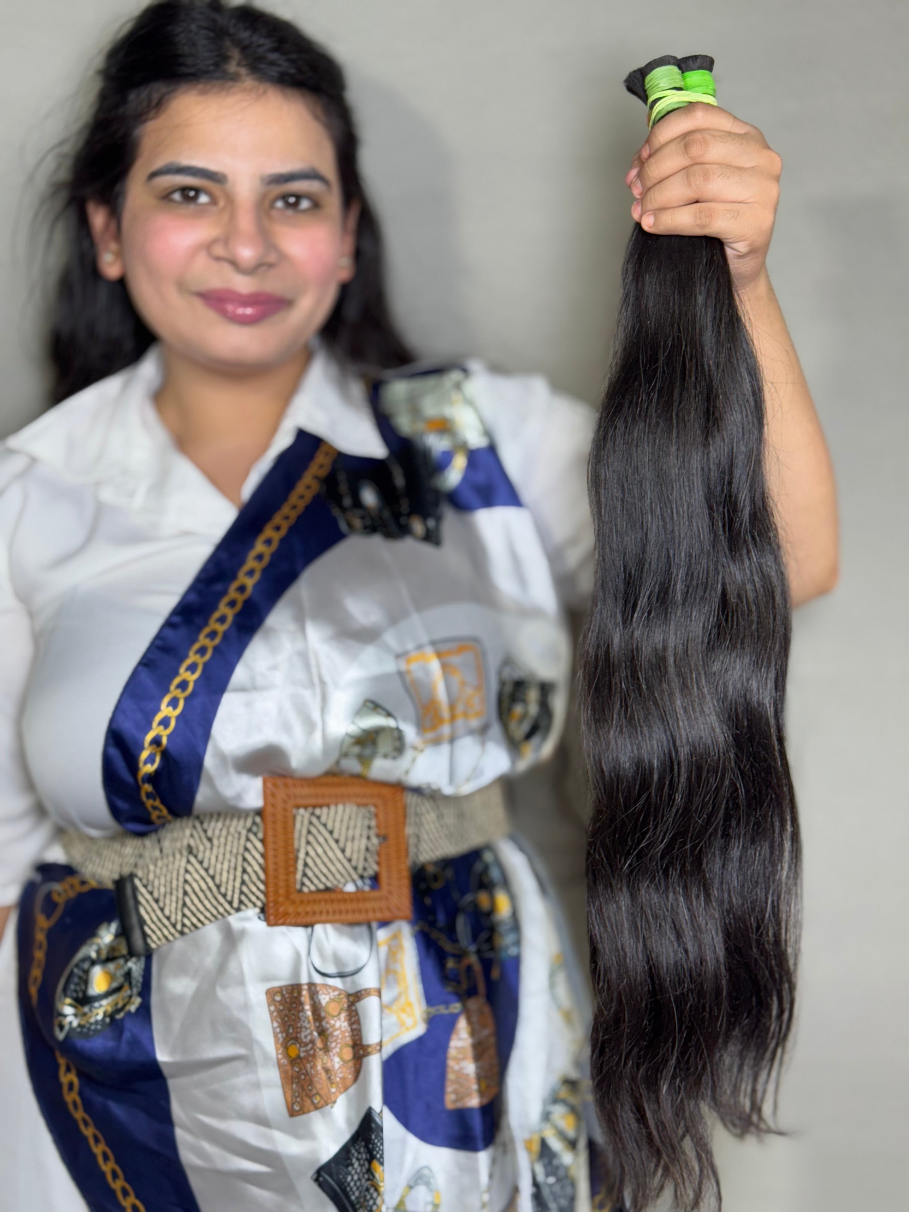 Virgin Indian bulk hair bundles