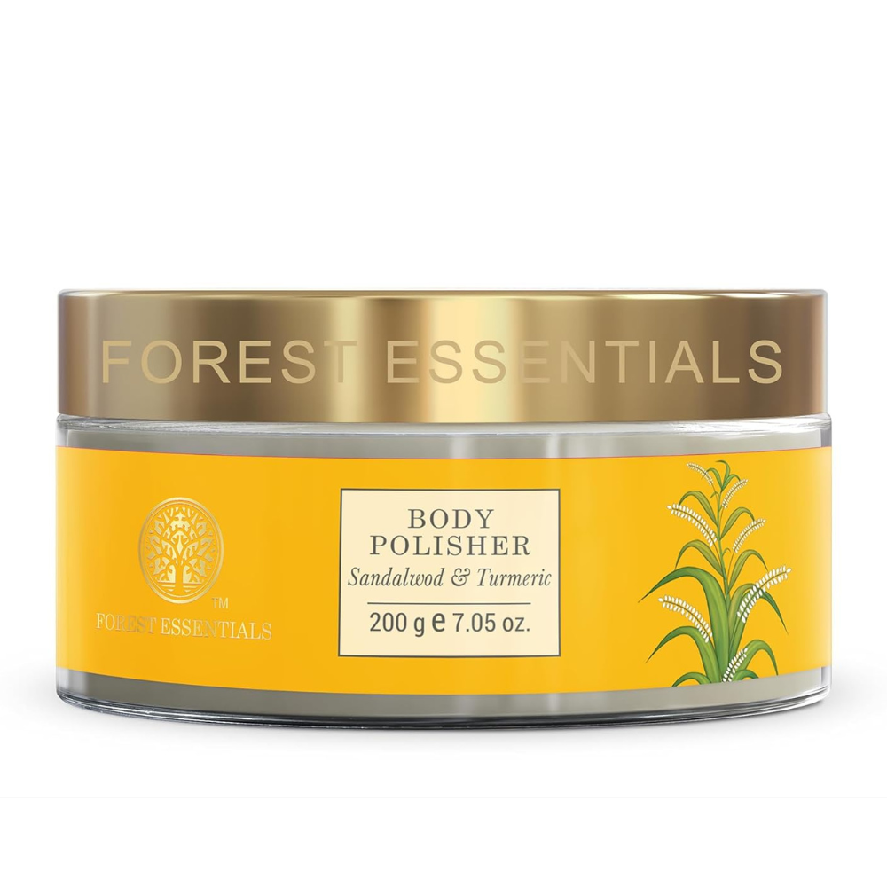 Forest Essentials Body Polisher Sandalwood & Turmeric