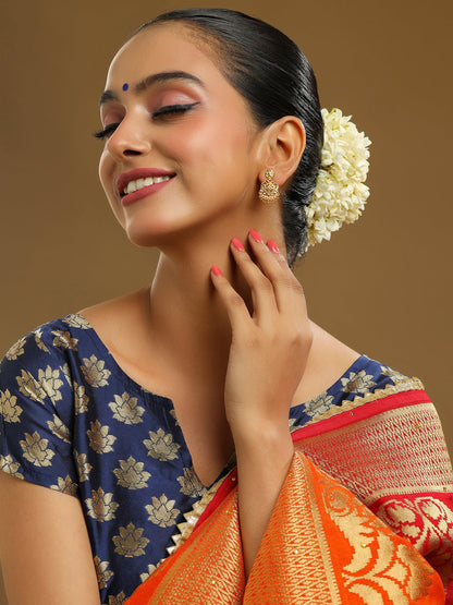 Ruby Raang Traditional Gold Earrings