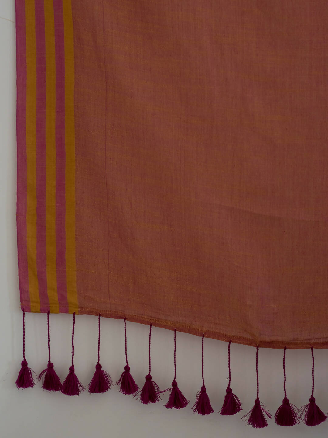 Suta Mustard Woven Design Pure Cotton Saree