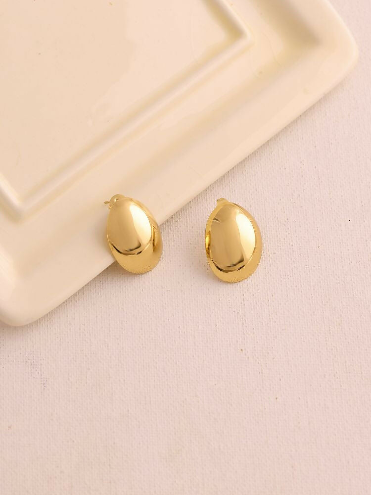 Golden Drop Earrings - Ruby Raang