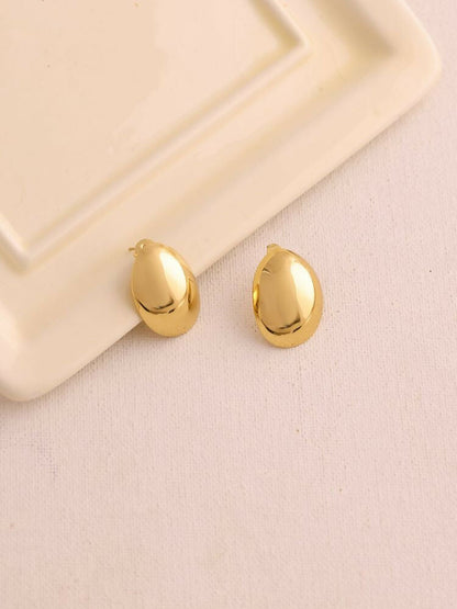 Golden Drop Earrings - Ruby Raang
