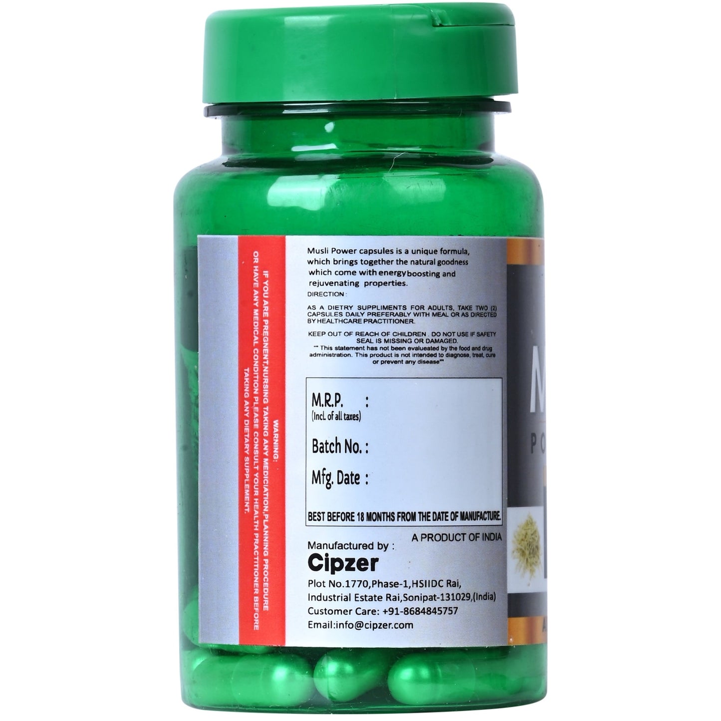 Cipzer Musli Powertech Capsules