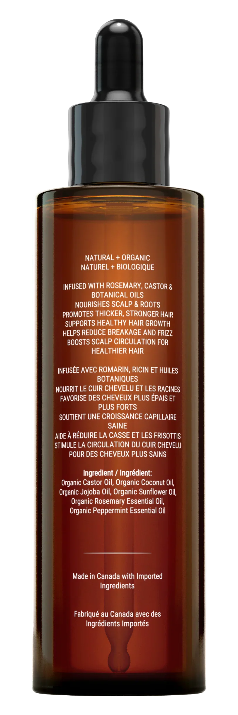 Canadian Grace Rosemary + Castor Hair Oil  - The Ultimate Root Revival