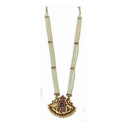 Elite trade Brass Alloy Gold Red Jewel Set