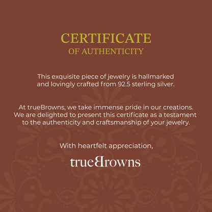trueBrowns X Voylla Sterling Silver Trishul Rakhi