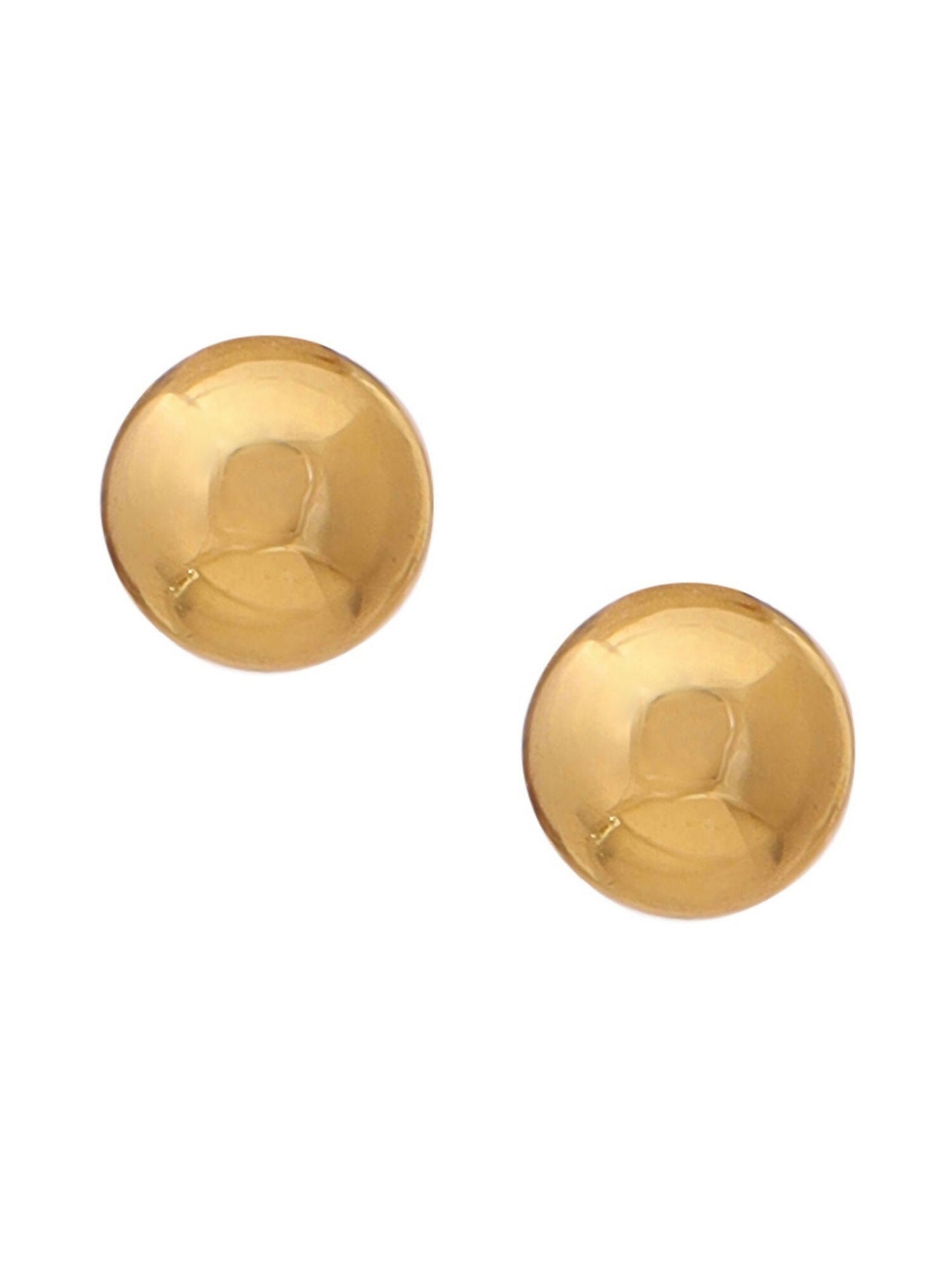 Ruby Raang Golden Round Studs