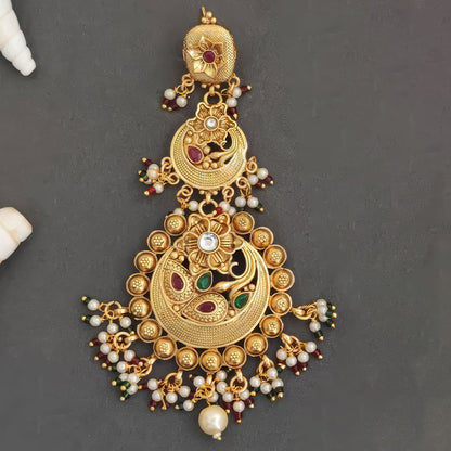 JS Fashion Antique Long Earrings for Women