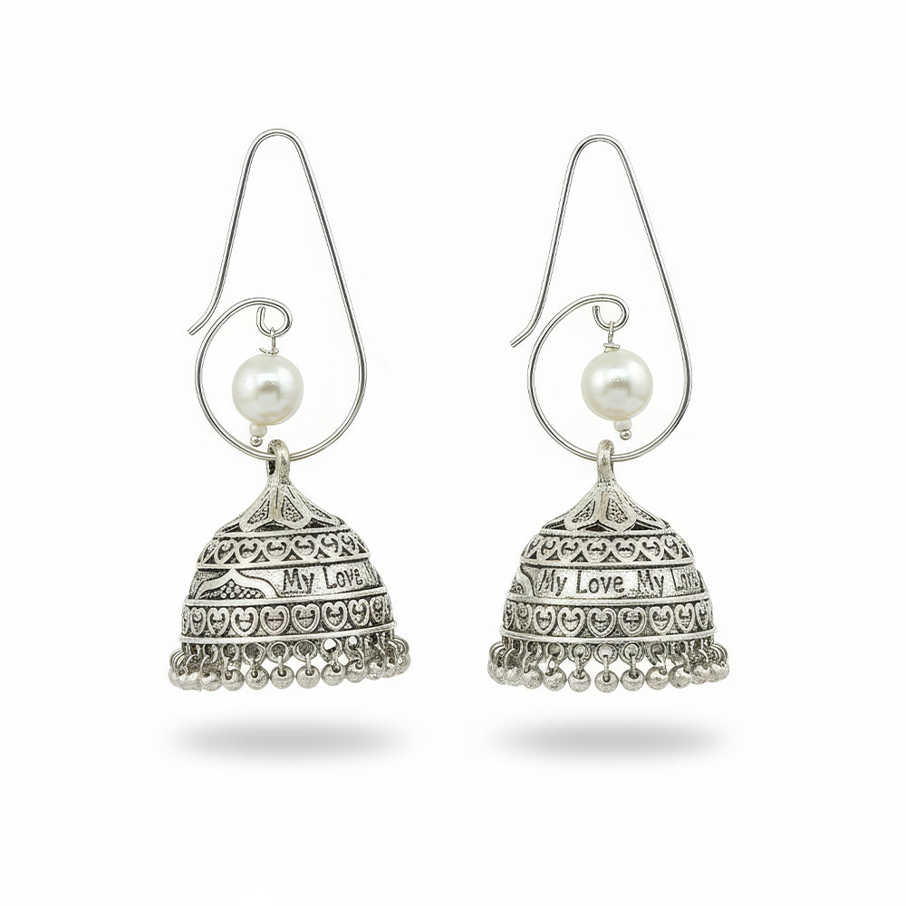 JS Fashion Designer Beautiful Oxidized Jewellery Earrings for Women & Girls