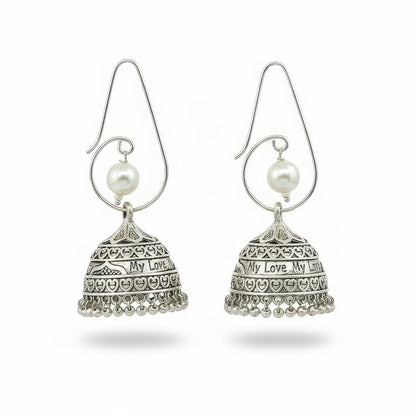 JS Fashion Designer Beautiful Oxidized Jewellery Earrings for Women & Girls