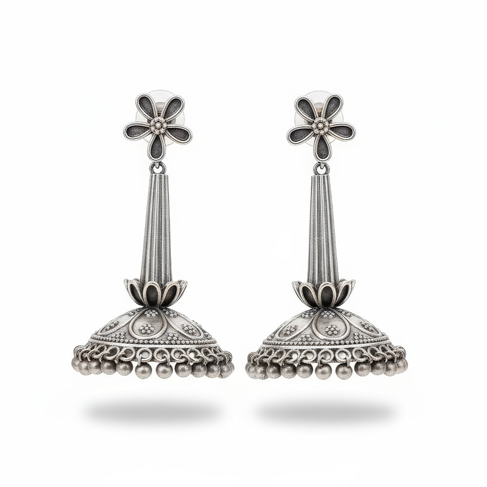 JS Fashion Oxidized Jewellery Designer Earrings for Women & Girls