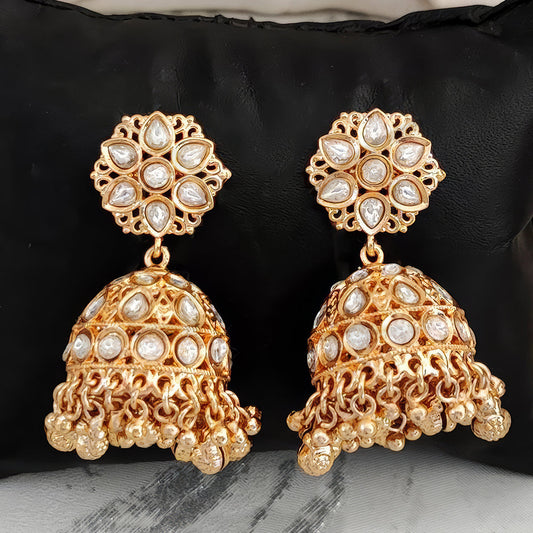 JS Fashion Antique Jhumka Earrings for Women