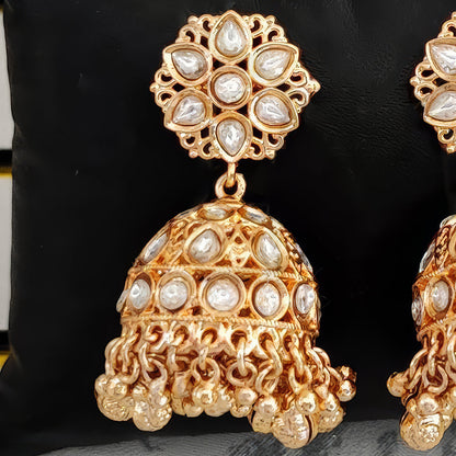 JS Fashion Antique Jhumka Earrings for Women