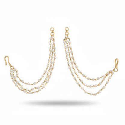 JS Fashion Triple Layer Antique Earrings for Women