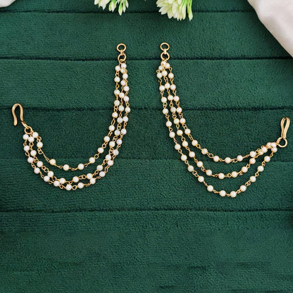 JS Fashion Triple Layer Antique Earrings for Women