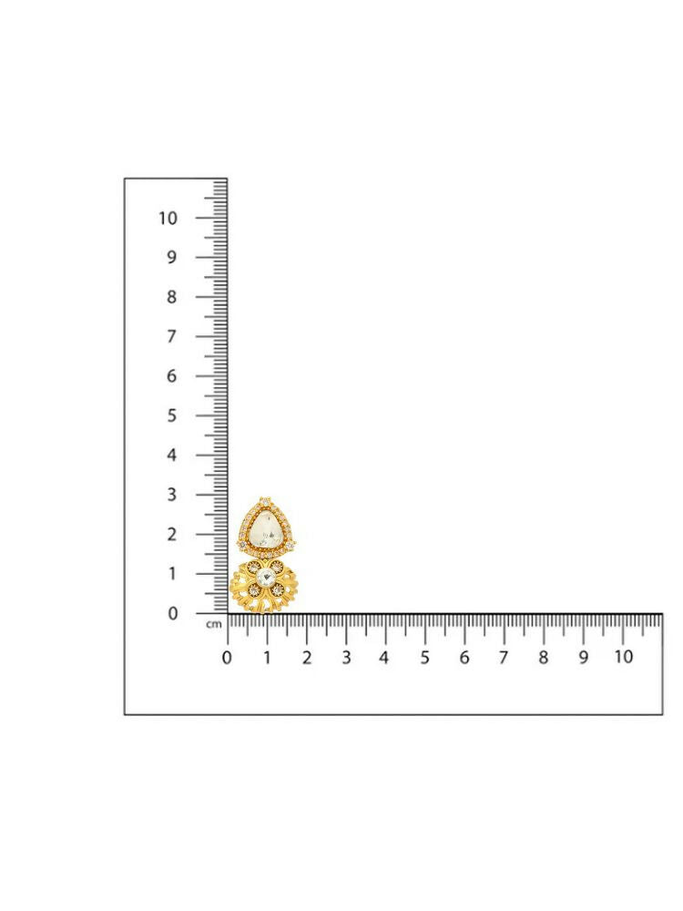 Kundan Earrings - Ruby Raang