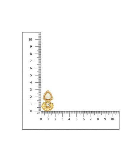 Kundan Earrings - Ruby Raang