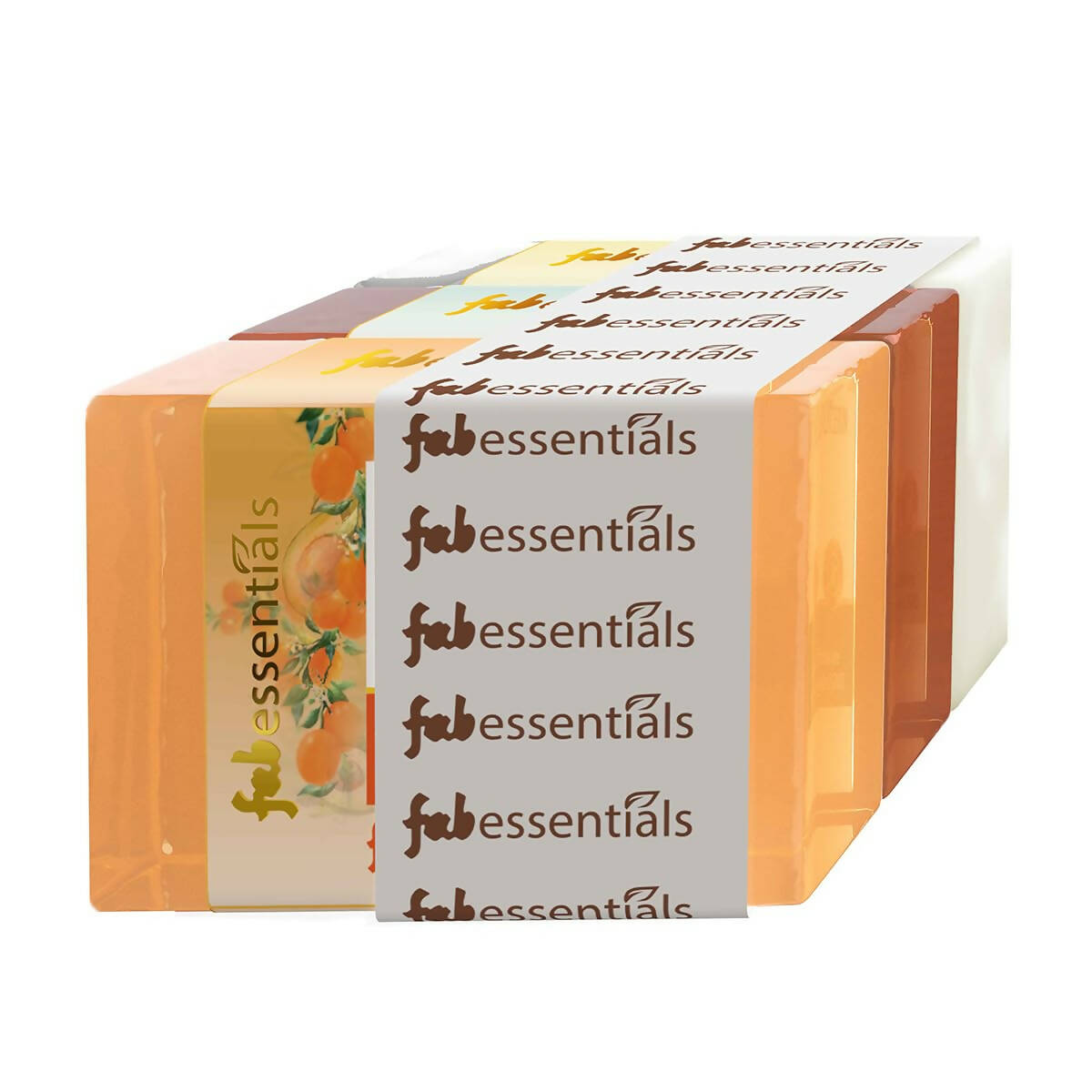 Fabessentials Assorted Glycerin Bathing Bars Combo - Orange Neroli, Neem Aloe Vera & Jasmine