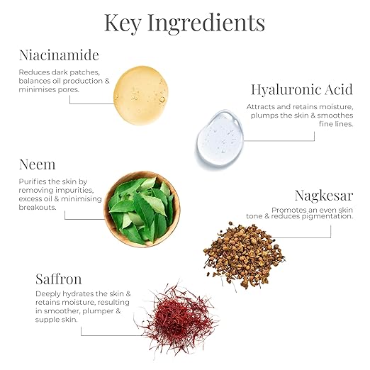 Forest Essentials Ayurvedic Purifying Face Wash with Saffron & Neem | For Normal to Oily Skin | Sulphate Free