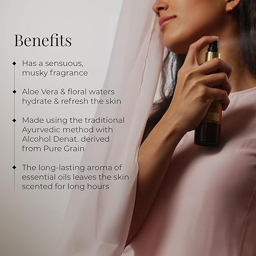 Forest Essentials Fragrant Body Mist Lime Saffron Oudh