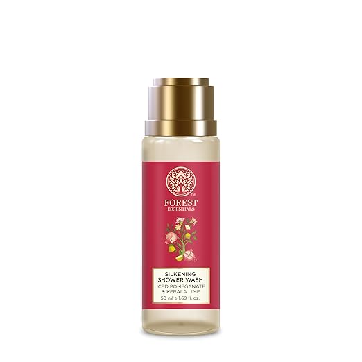 Forest Essentials Silkening Shower Wash Iced Pomegranate & Kerala Lime