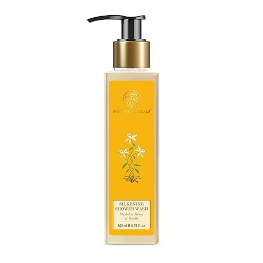 Forest Essentials Silkening Shower Wash Mashobra Honey & Vanilla