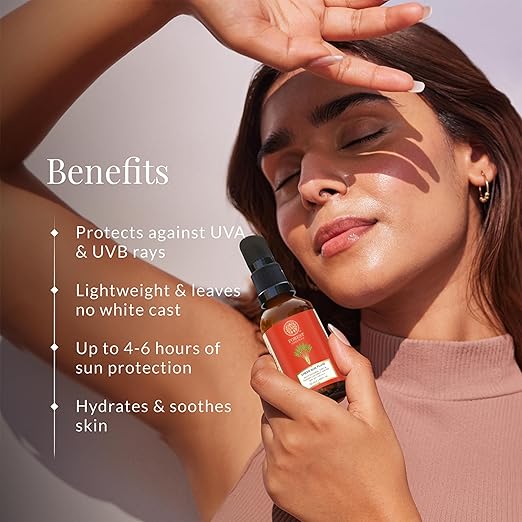 Forest Essentials Sun Fluid Tender Coconut Water with Turmeric & Basil Leaf SPF 50|PA + +