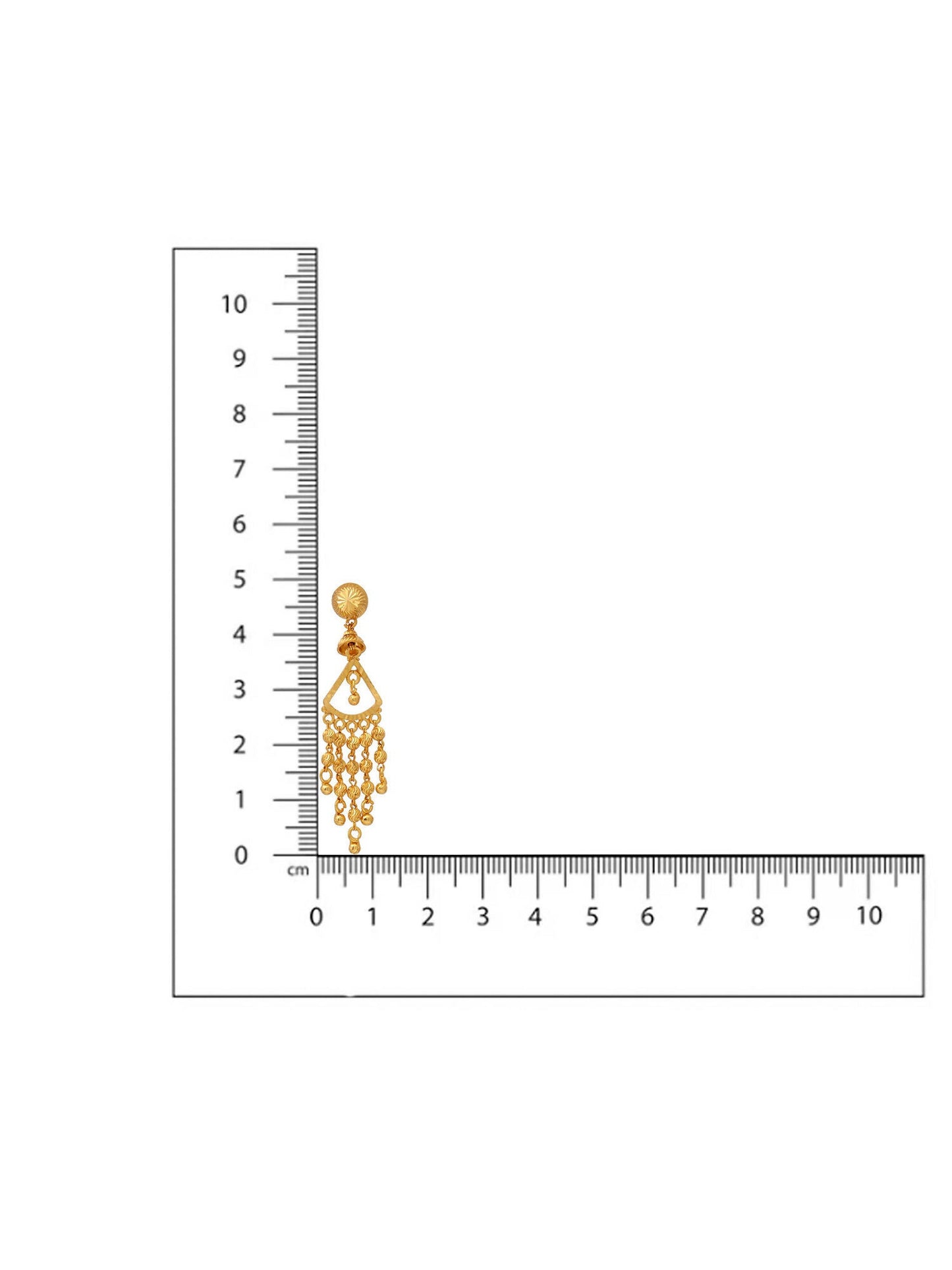 Ruby Raang Gold Dangler Earrings