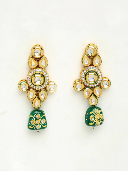 Kundan Earrings - Ruby Raang