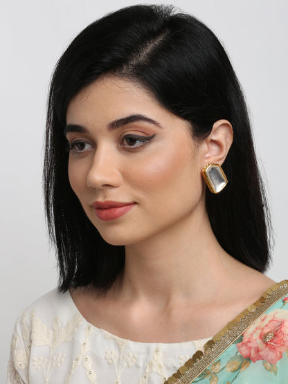 Kundan Earrings - Ruby Raang