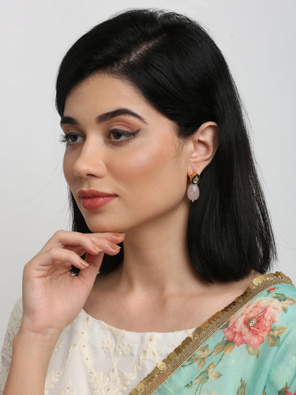 Kundan Studs - Ruby Raang