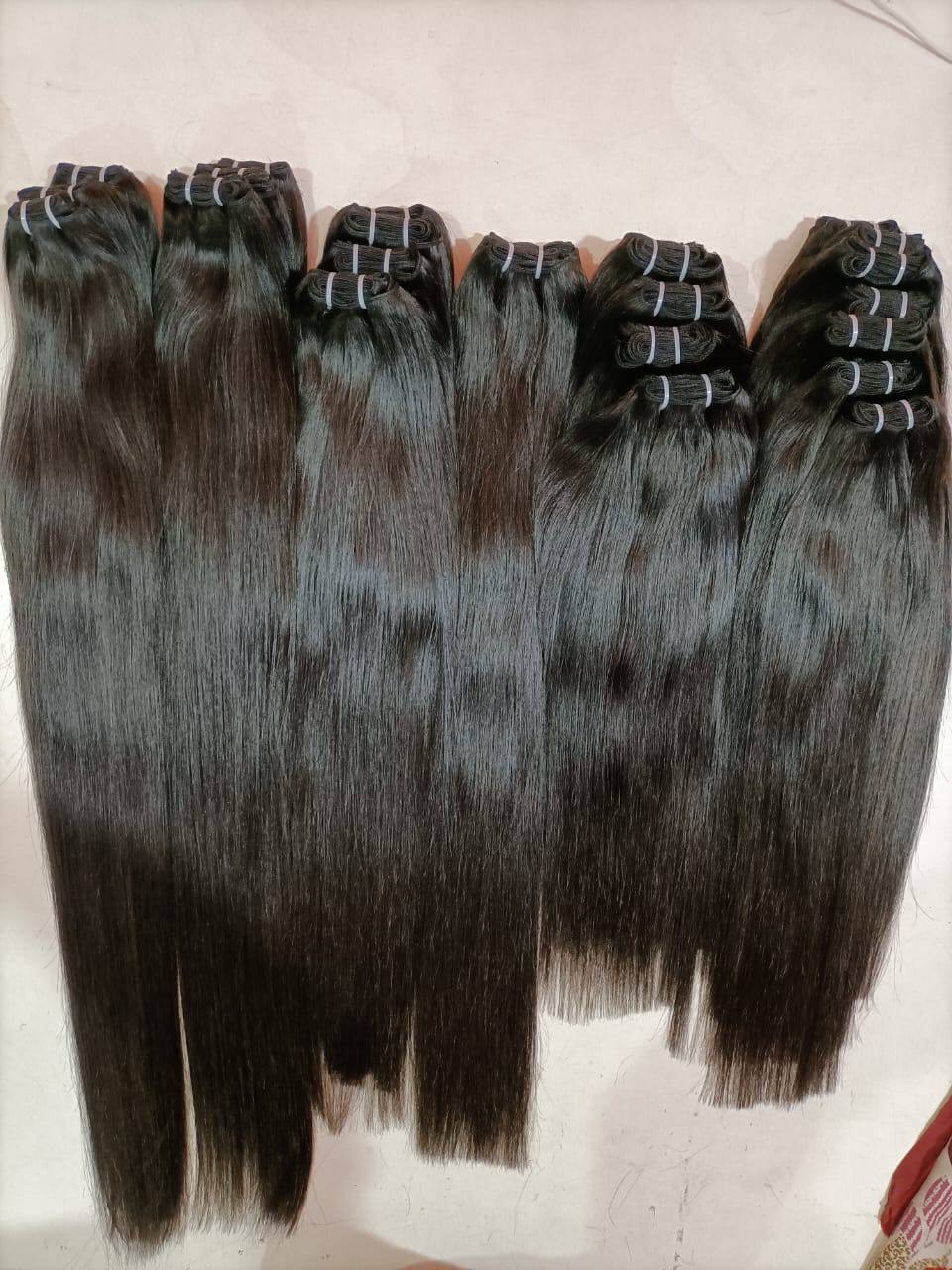 Indian raw straight hair bundles