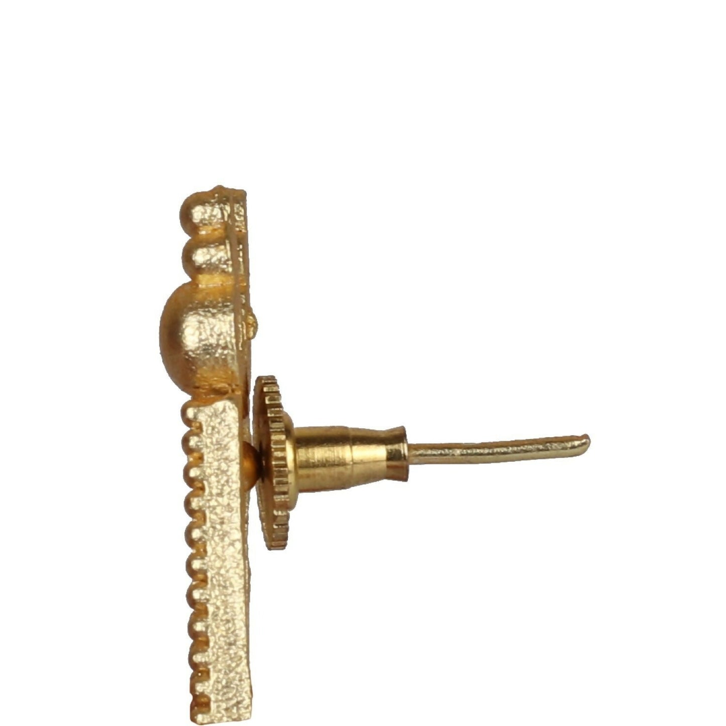 Joban Fashion Women Matte Gold Brass Earrings