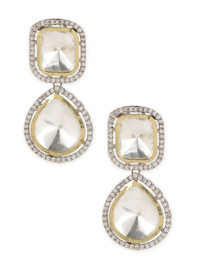 Duet Stone Earrings- Ruby Raang