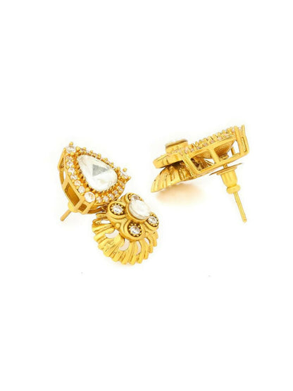 Kundan Earrings - Ruby Raang