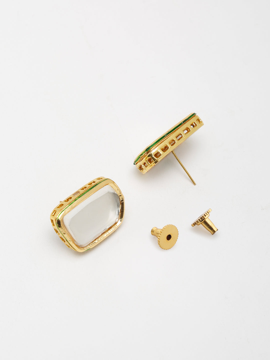 Kundan Earrings - Ruby Raang