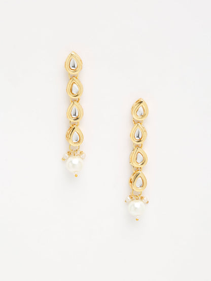 Kundan Earrings - Ruby Raang