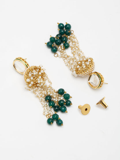 Kundan Earrings - Ruby Raang