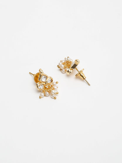 Kundan Studs - Ruby Raang