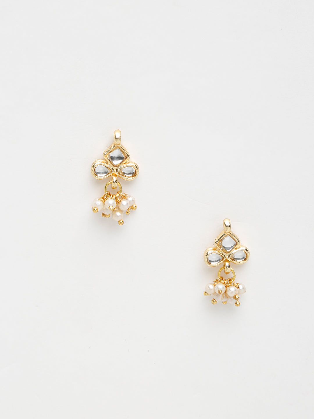 Kundan Studs - Ruby Raang