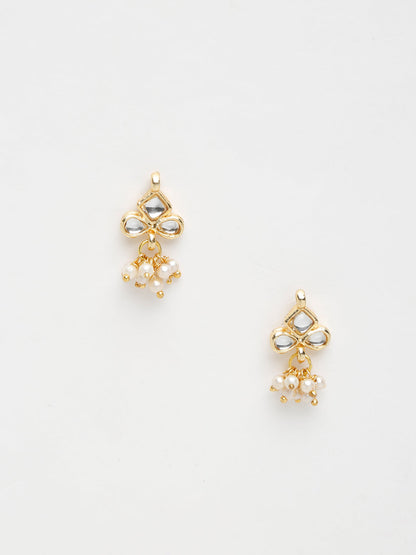 Kundan Studs - Ruby Raang